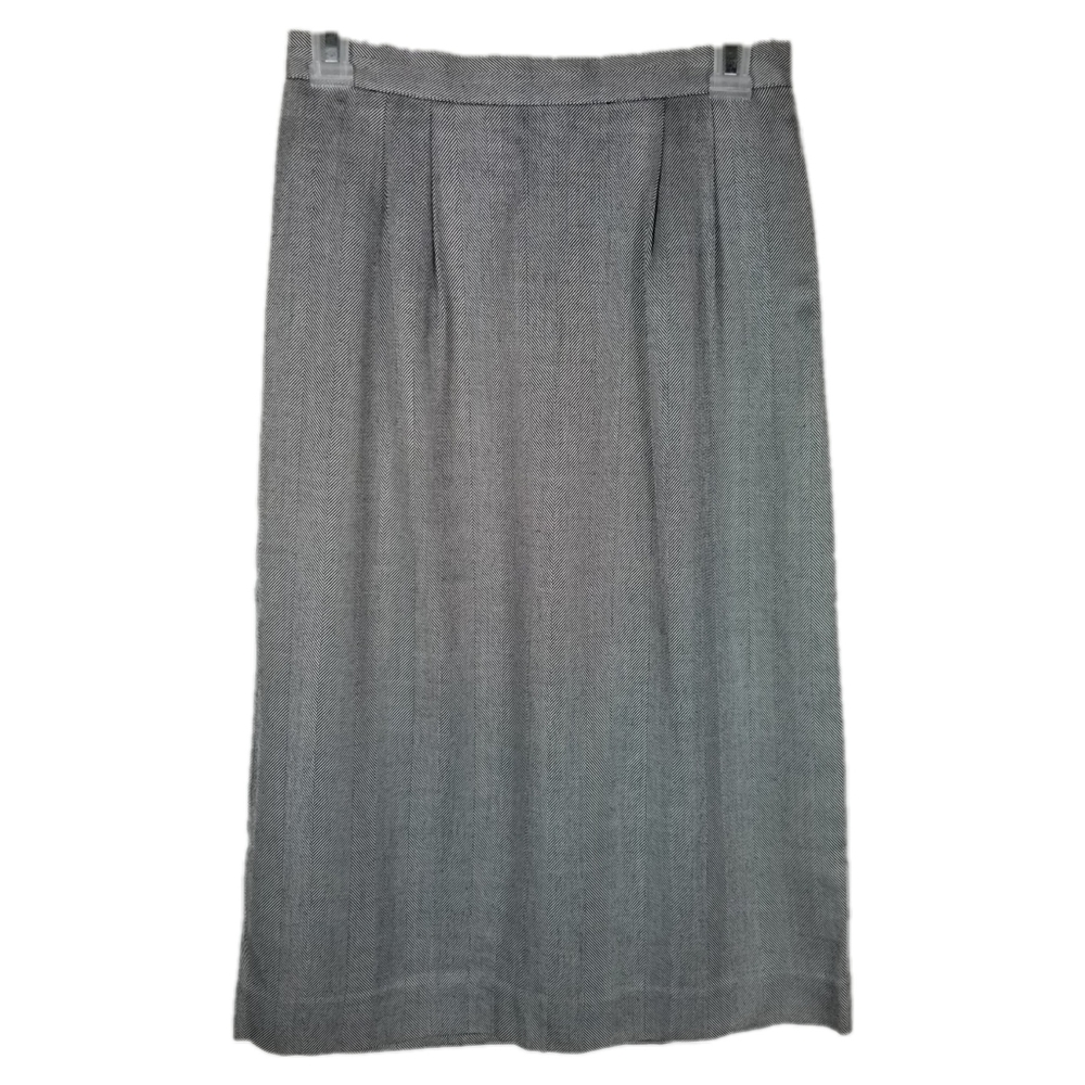 Worthington Womens Aline Skirt Sz 8 Black White